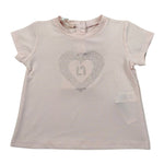 Liu Jo T-Shirt Tinta Unita con Stampa per Neonata HA4066J5003 ROSA LIU JO 