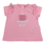 Liu Jo T-Shirt Tinta Unita con Stampa per Neonata HA4078J5003 ROSA LIU JO 