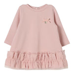 Liu Jo Abito Manica Lunga tinta unita Rosa per Neonata HF5033 ROSA LIU JO 