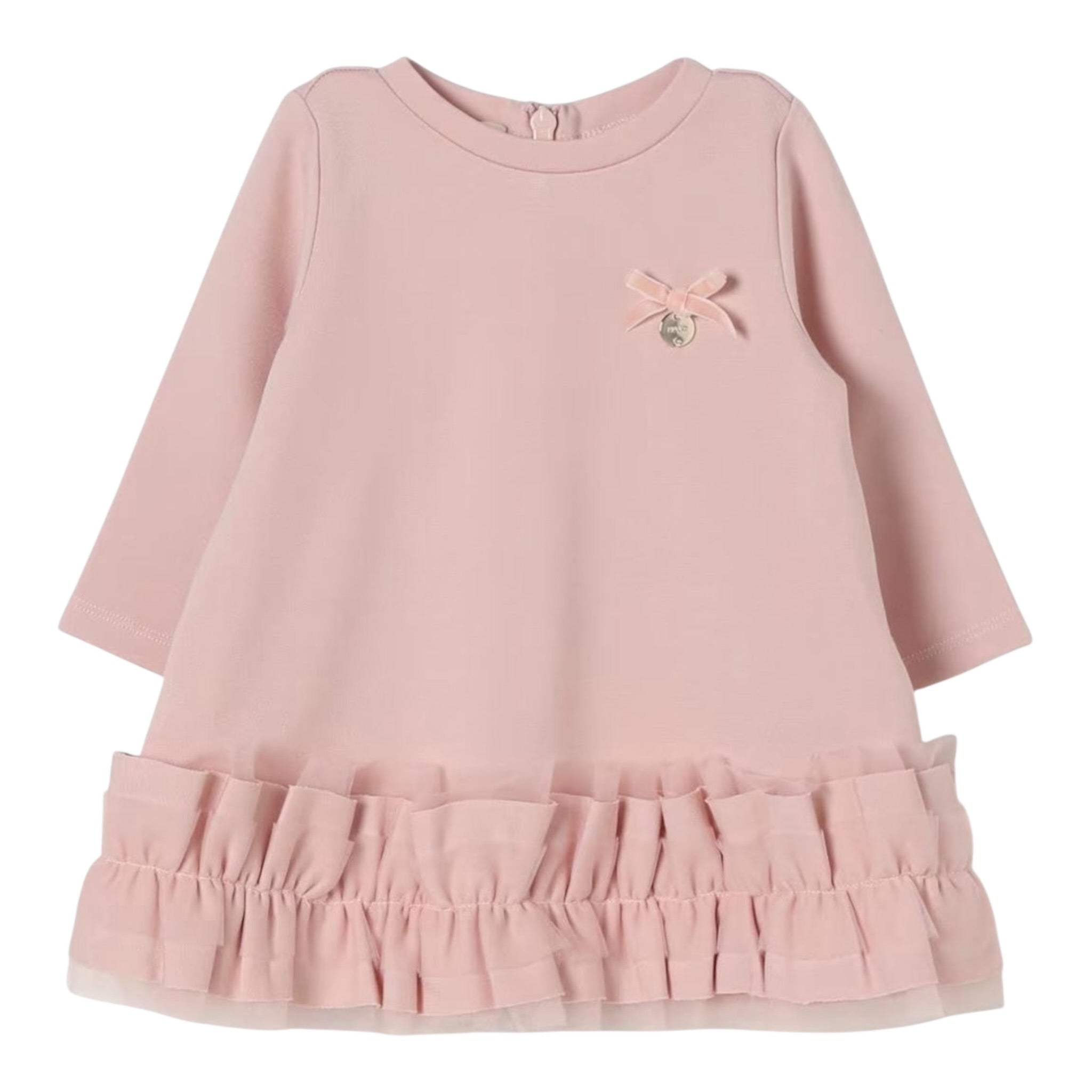 Liu Jo Abito Manica Lunga tinta unita Rosa per Neonata HF5033 ROSA LIU JO 
