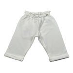 Liu Jo Pantalone tinta unita con Elastico In Vita Bianco per Neonata HF5050 BIANCO LIU JO 