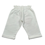 Liu Jo Pantalone tinta unita con Elastico In Vita Bianco per Neonata HF5050 BIANCO LIU JO 