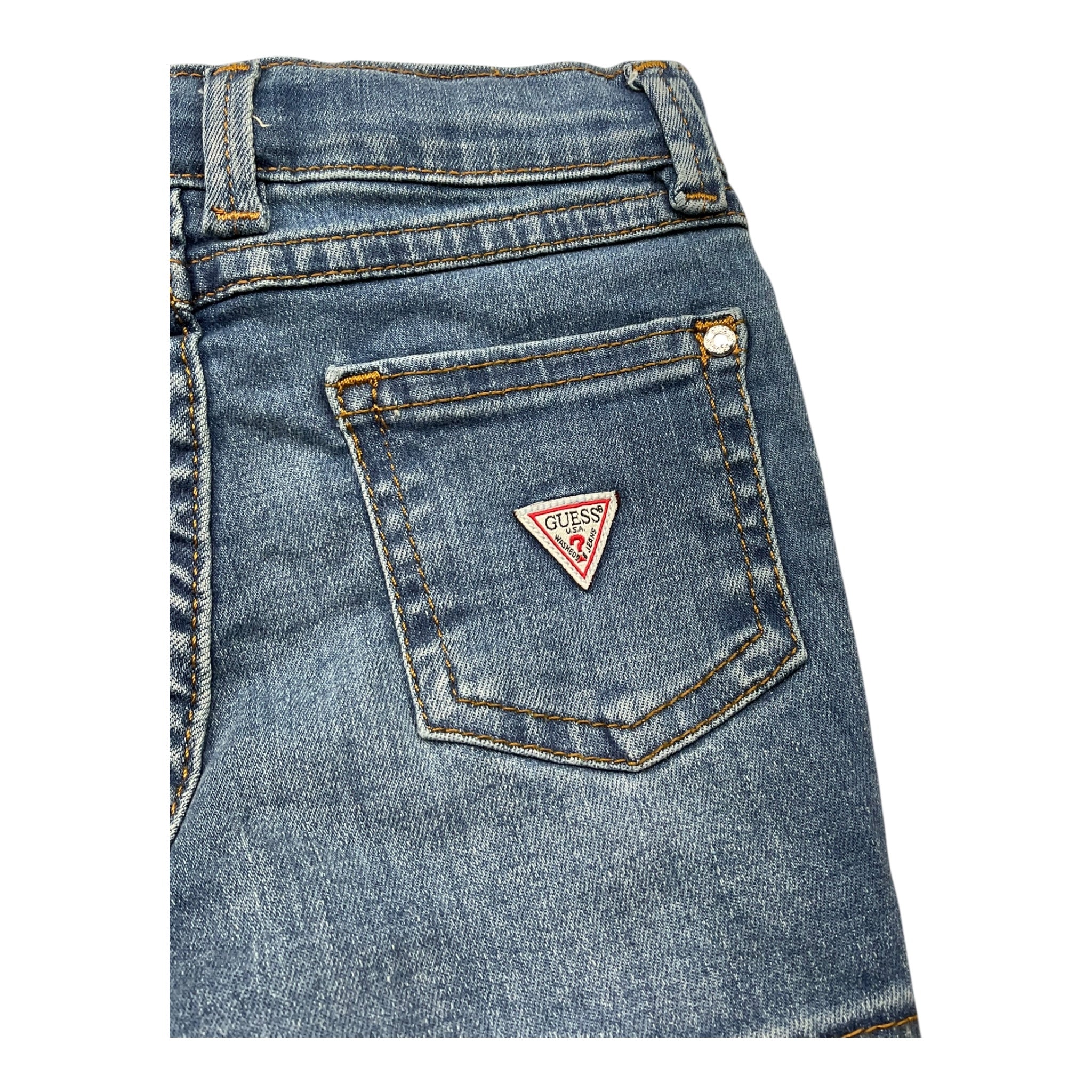 Liu Jo Bermuda Tinta Unita In Denim per Neonato K4RD09D4CA0X BLU GUESS 