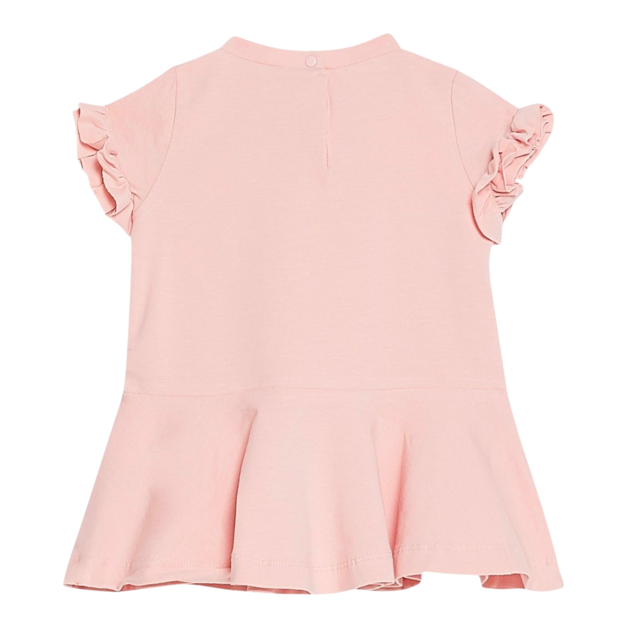 Liu Jo Abito Mezza Manica Tinta Unita con Stampa per Neonata KA3163 ROSA LIU JO 