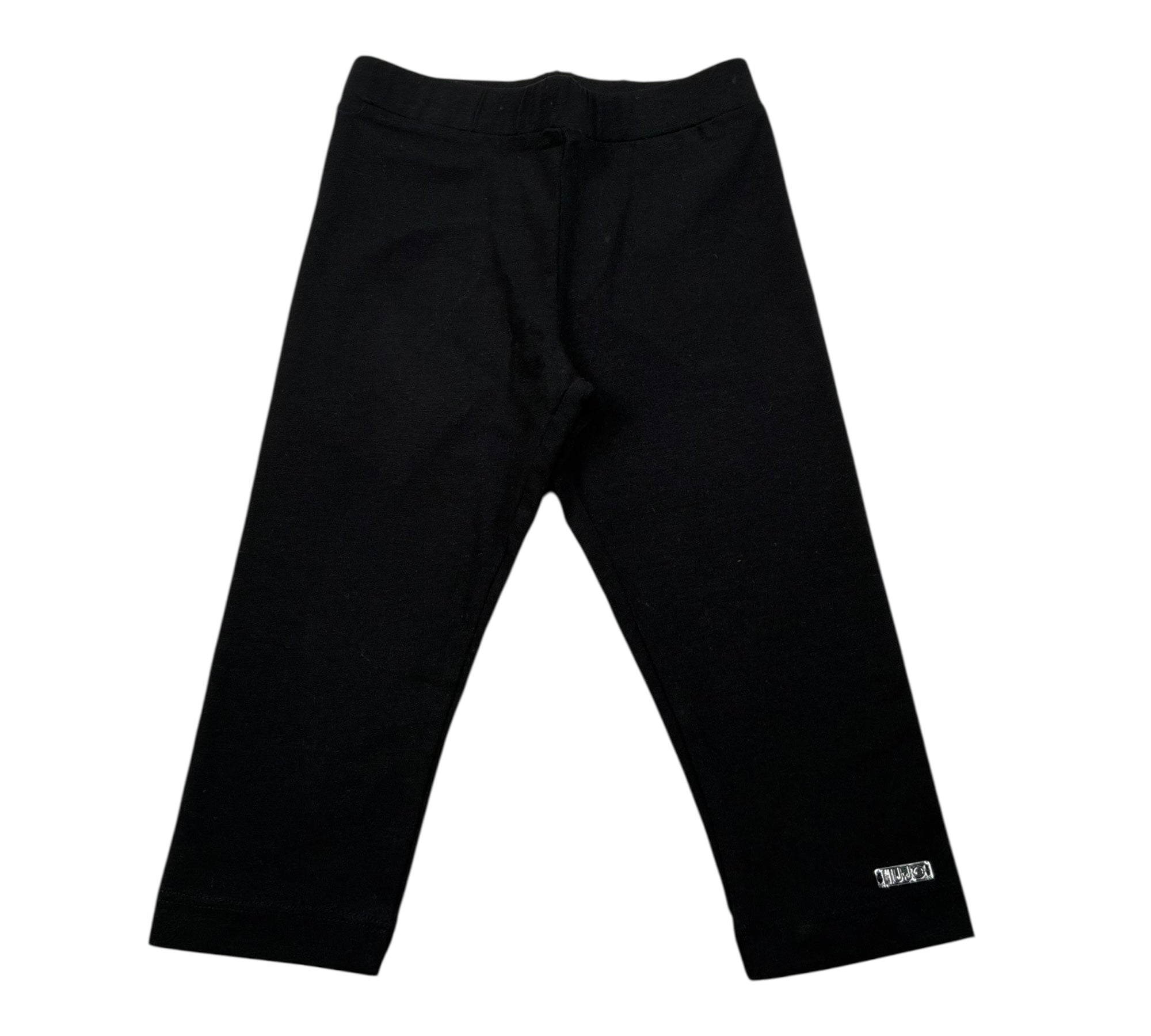 Liu Jo Leggins Tinta Unita con Logo per Bambina KA3200 NERO LIU JO 