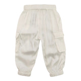 Liu Jo Pantalone Tinta Unita con Elastico In Vita per Bambina KA4024 BIANCO LIU JO 