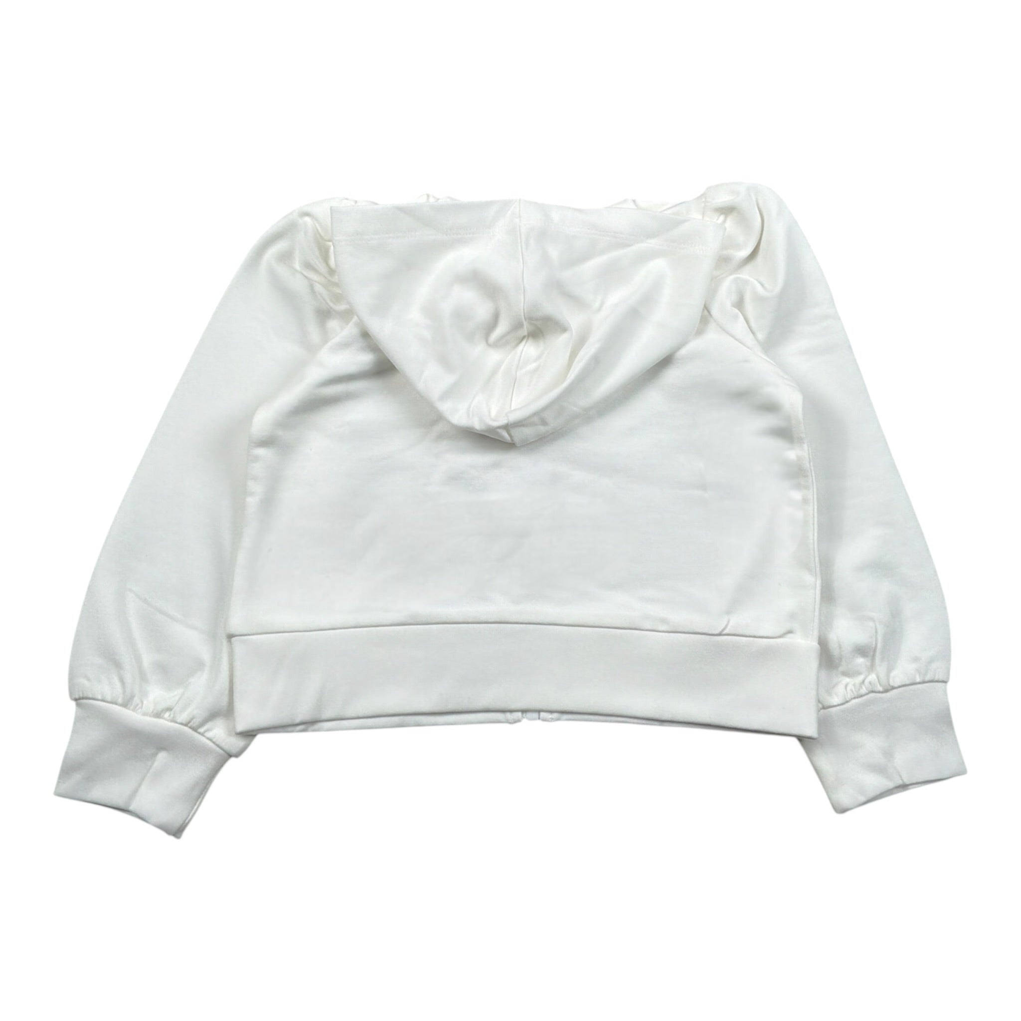 Liu Jo Felpa Chiusa con Cappuccio tinta unita Bianco per Bambina KA5016X BIANCO LIU JO 