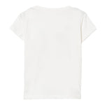 Liu Jo T-Shirt Girocollo Tinta Unita con Brillantini per Neonata KA5020NX BIANCO LIU JO 