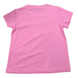 Liu Jo T-Shirt Girocollo Tinta Unita con Brillantini per Bambina KA5021XXJ ROSA LIU JO 