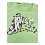 Liu Jo Abito Tinta Unita con Brillantini per Neonata KA5037J5003 VERDE LIU JO 