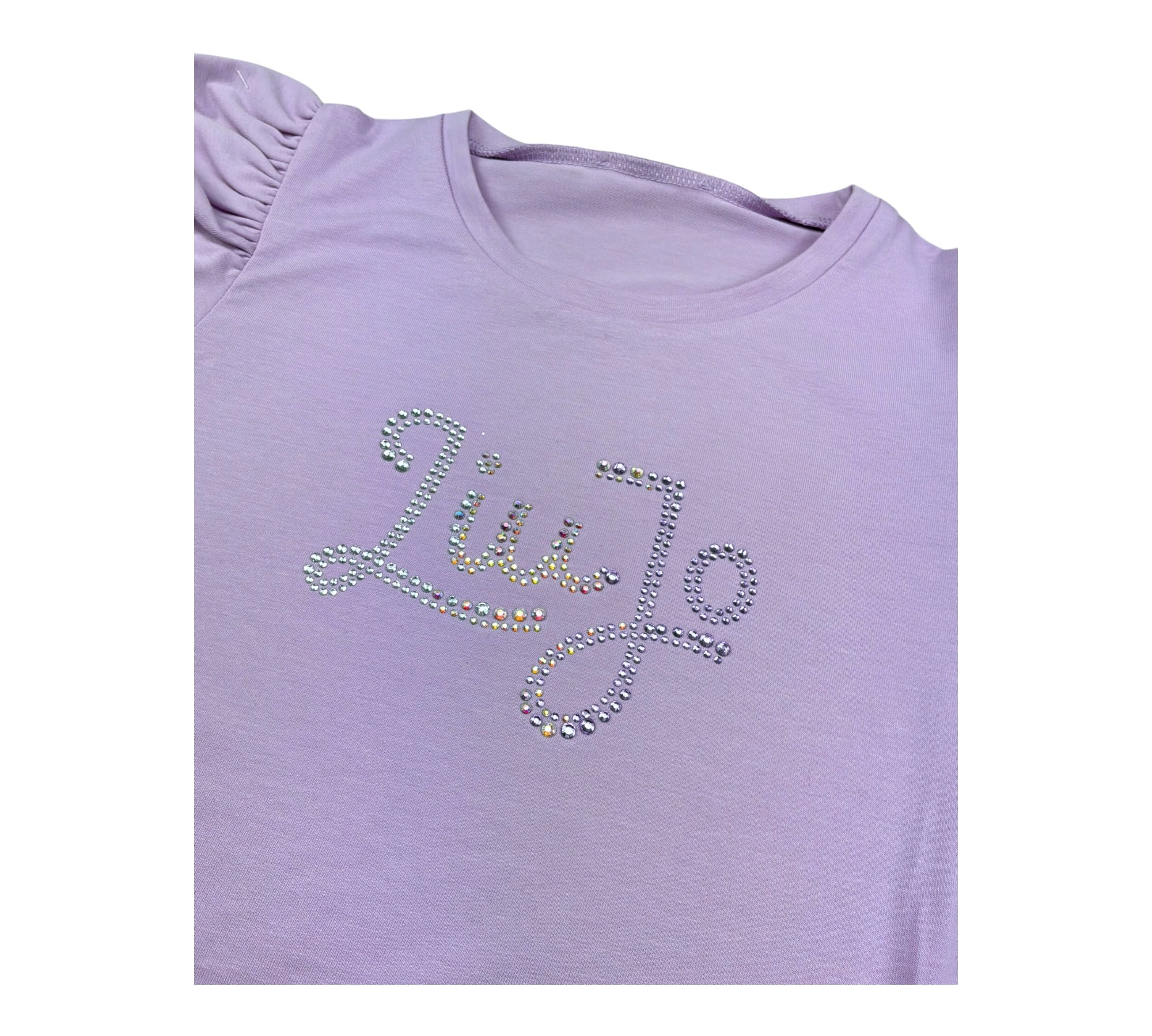Liu Jo Abito Tinta Unita con Brillantini per Neonata KA5037NXXX LILLA LIU JO 