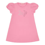 Liu Jo Abito Tinta Unita con Brillantini per Neonata KA5037NXXX ROSA LIU JO 