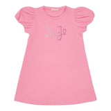 Liu Jo Abito Tinta Unita con Brillantini per Neonata KA5037NXXX ROSA LIU JO 
