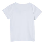 Liu Jo T-Shirt Girocollo Tinta Unita con Brillantini per Neonata KA5040N BIANCO LIU JO 