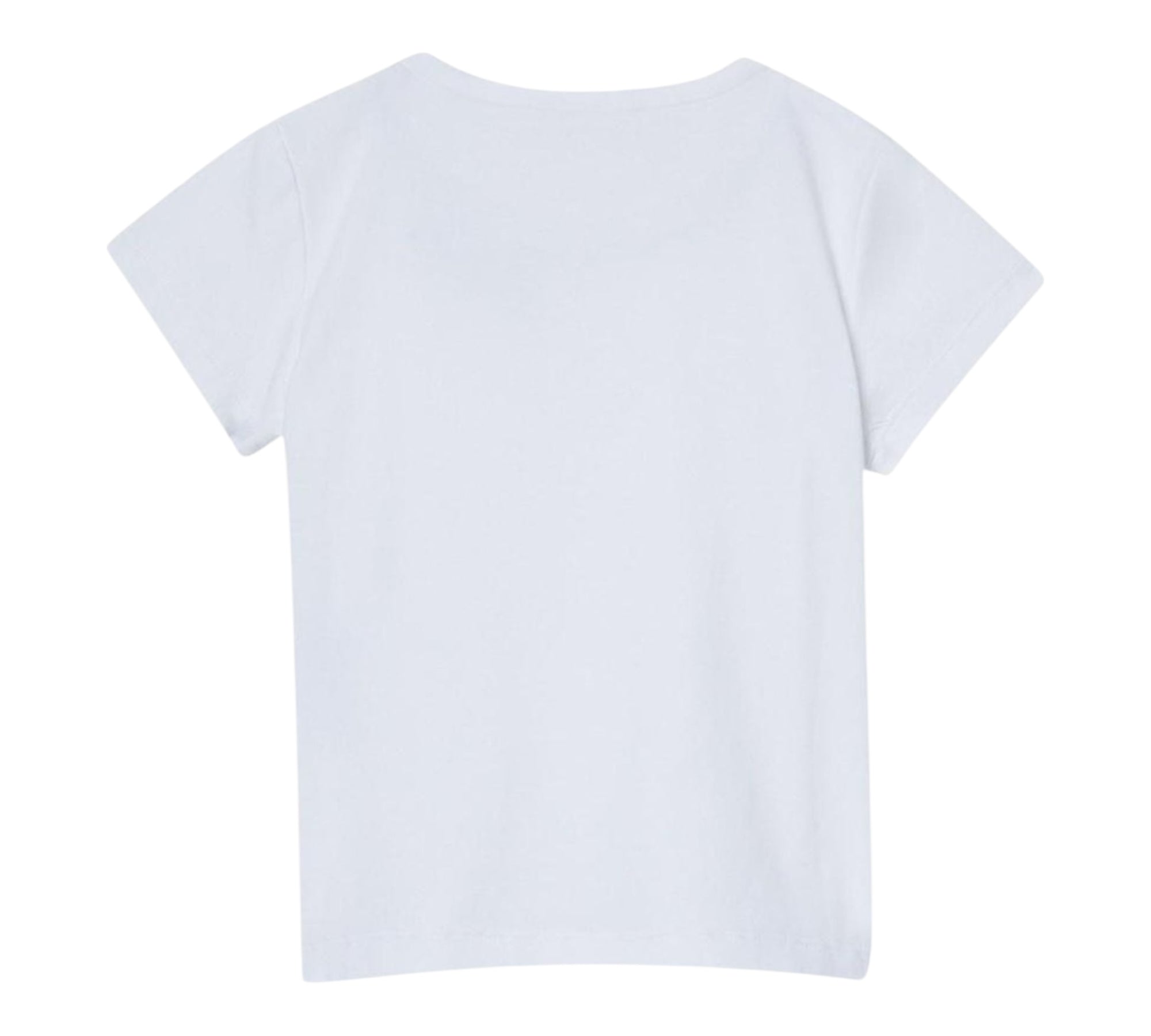 Liu Jo T-Shirt Girocollo Tinta Unita con Brillantini per Neonata KA5040N BIANCO LIU JO 