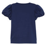 Liu Jo T-Shirt Girocollo Tinta Unita con Stampa per Neonata KA5041NX BLU LIU JO 