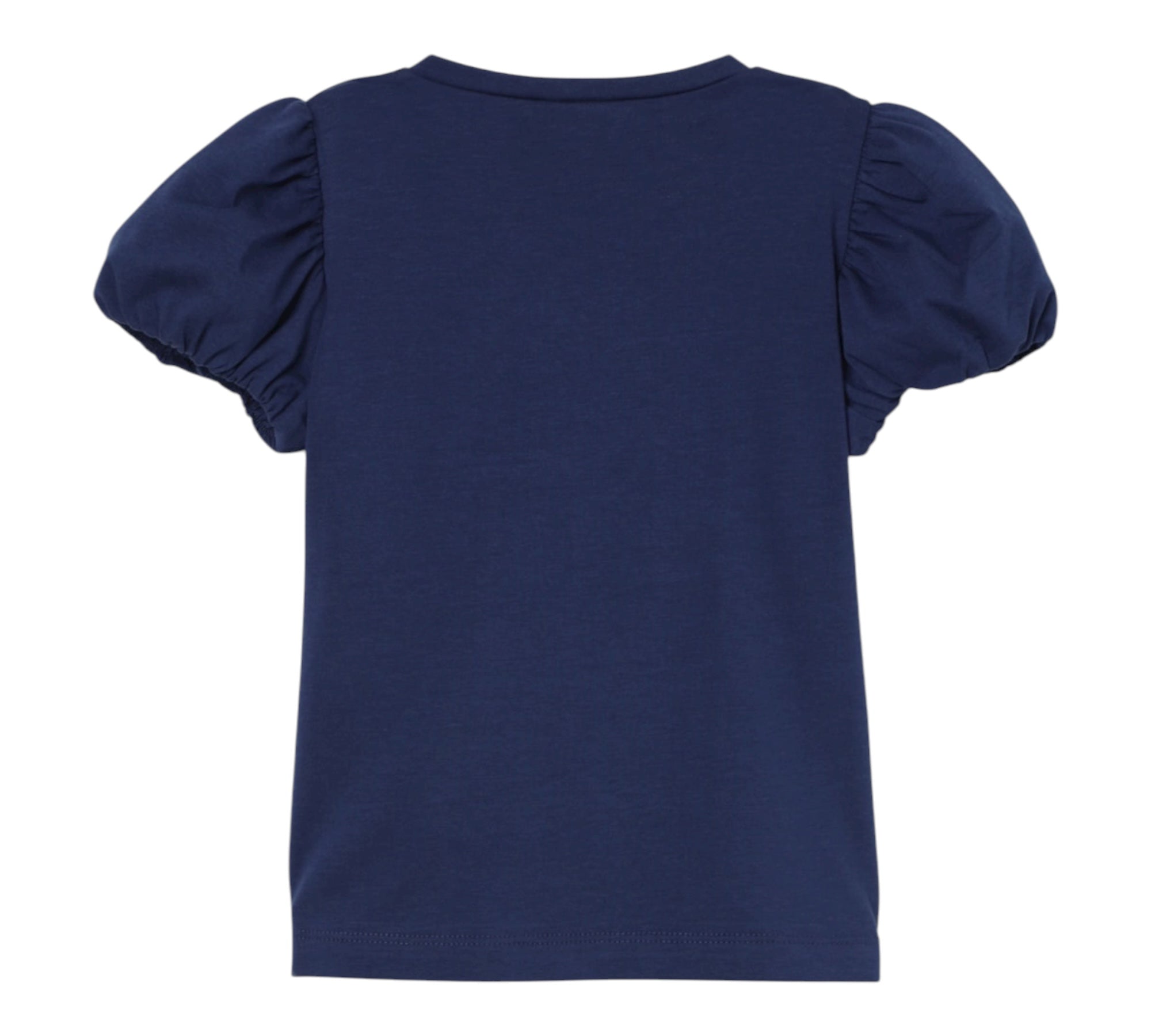 Liu Jo T-Shirt Girocollo Tinta Unita con Stampa per Bambina KA5041X BLU LIU JO 