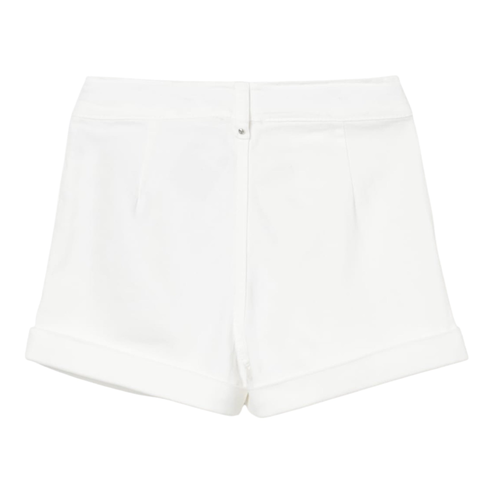 Liu Jo Short Tinta Unita con Girovita Regolabile per Bambina KA5048 BIANCO LIU JO 
