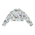 Liu Jo Giubbino Tinta Unita Stampa Fantasia Floreale per Bambina KA5059XX BIANCO LIU JO 