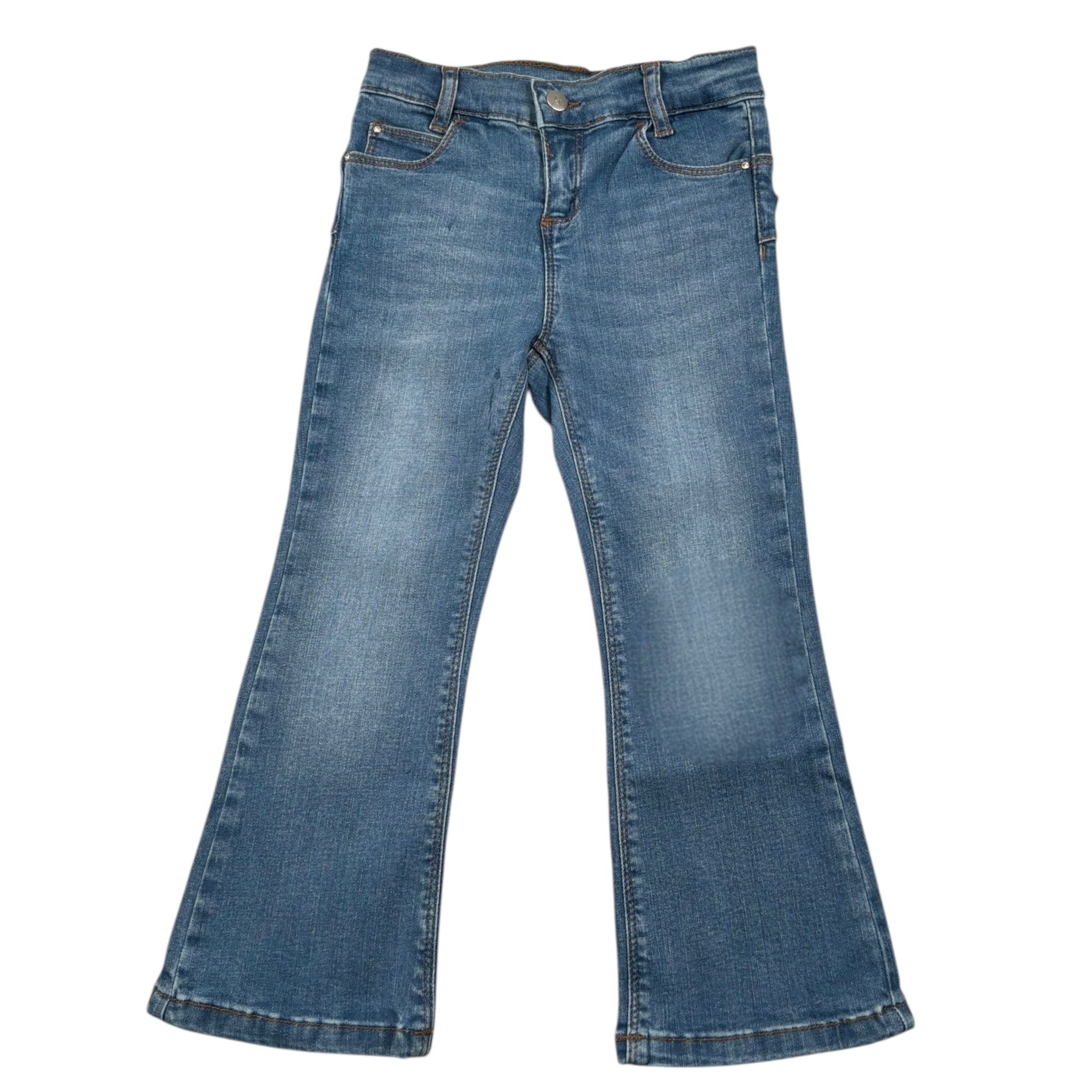 Liu Jo Jeans Tinta Unita con Girovita Regolabile per Neonata KA5067NX BLU LIU JO 
