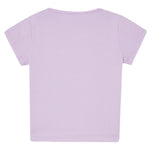 Liu Jo T-Shirt Girocollo Tinta Unita con Brillantini per Bambina KA5081X LILLA LIU JO 