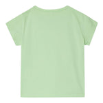 Liu Jo T-Shirt Girocollo Tinta Unita con Brillantini per Bambina KA5081XX VERDE LIU JO 