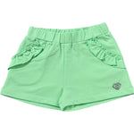 Liu Jo Short Tinta Unita con Logo per Bambina KA5083J VERDE LIU JO 