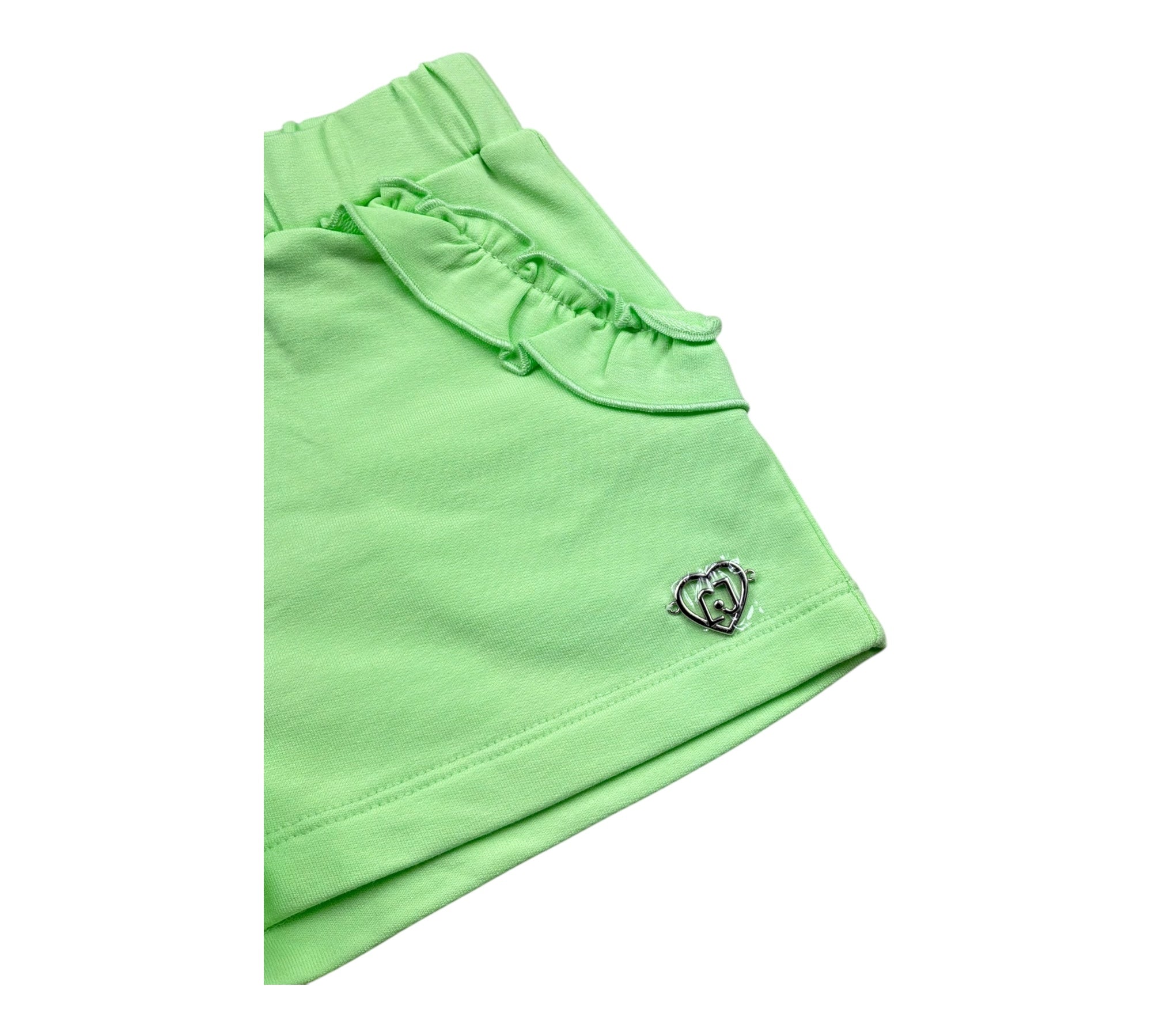 Liu Jo Short Tinta Unita con Logo per Bambina KA5083J VERDE LIU JO 