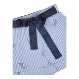 Liu Jo Short Tinta Unita con Fantasia A Righe per Neonata KA5143NXX AZZURRO LIU JO 