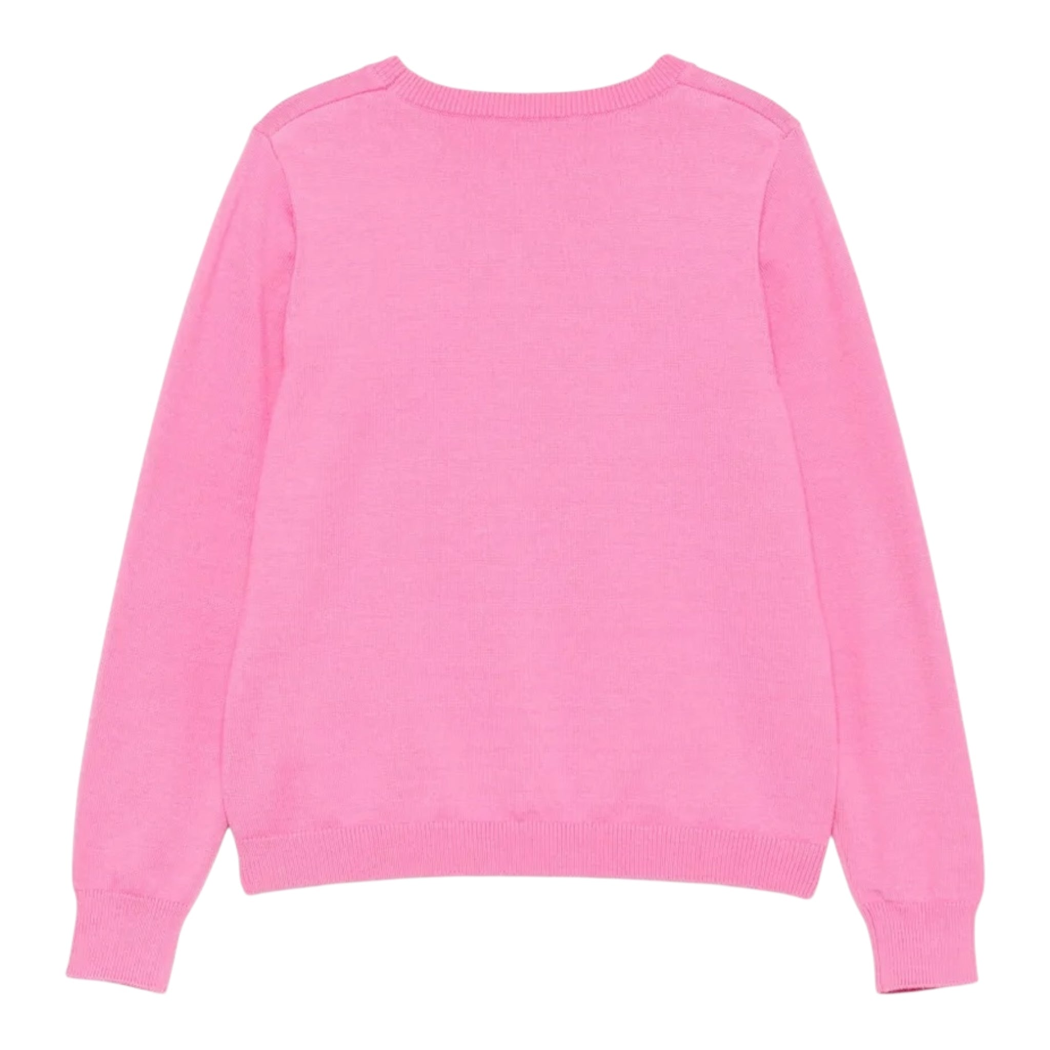 Liu Jo Maglia Girocollo Tinta Unita con Logo per Neonata KF4039 ROSA LIU JO 