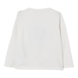 Liu Jo Shirt Girocollo tinta unita con Brillantini Bianco per Neonata KF5076 BIANCO LIU JO 