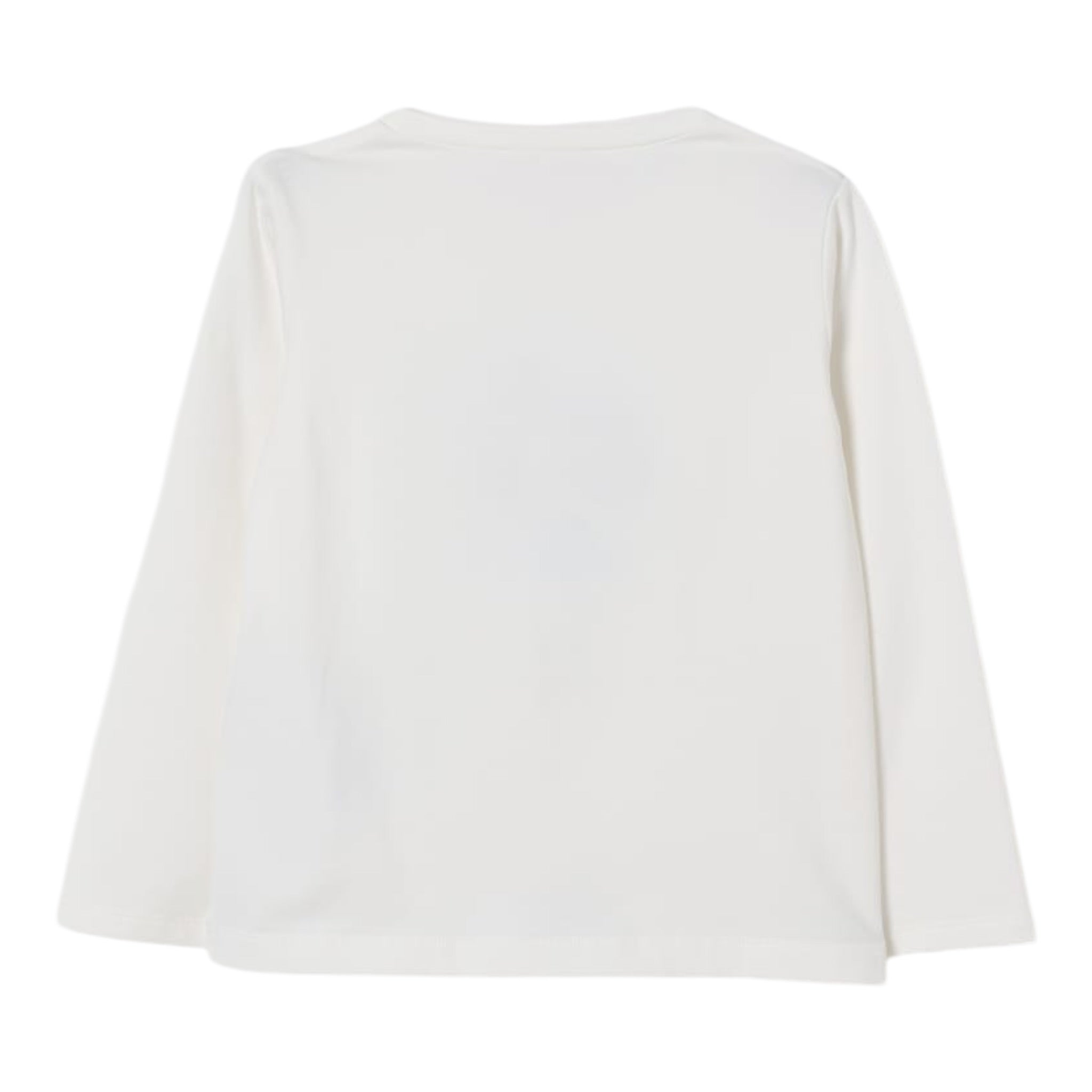Liu Jo Shirt Girocollo tinta unita con Brillantini Bianco per Neonata KF5076 BIANCO LIU JO 