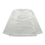 Liu Jo Shirt Girocollo tinta unita con Brillantini Bianco per Bambina KF5076J0088J BIANCO LIU JO 