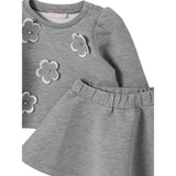 Liu Jo Completo 2 Pezzi Felpa-Pantalone tinta unita Grigio per Neonata KF5077 GRIGIO LIU JO 