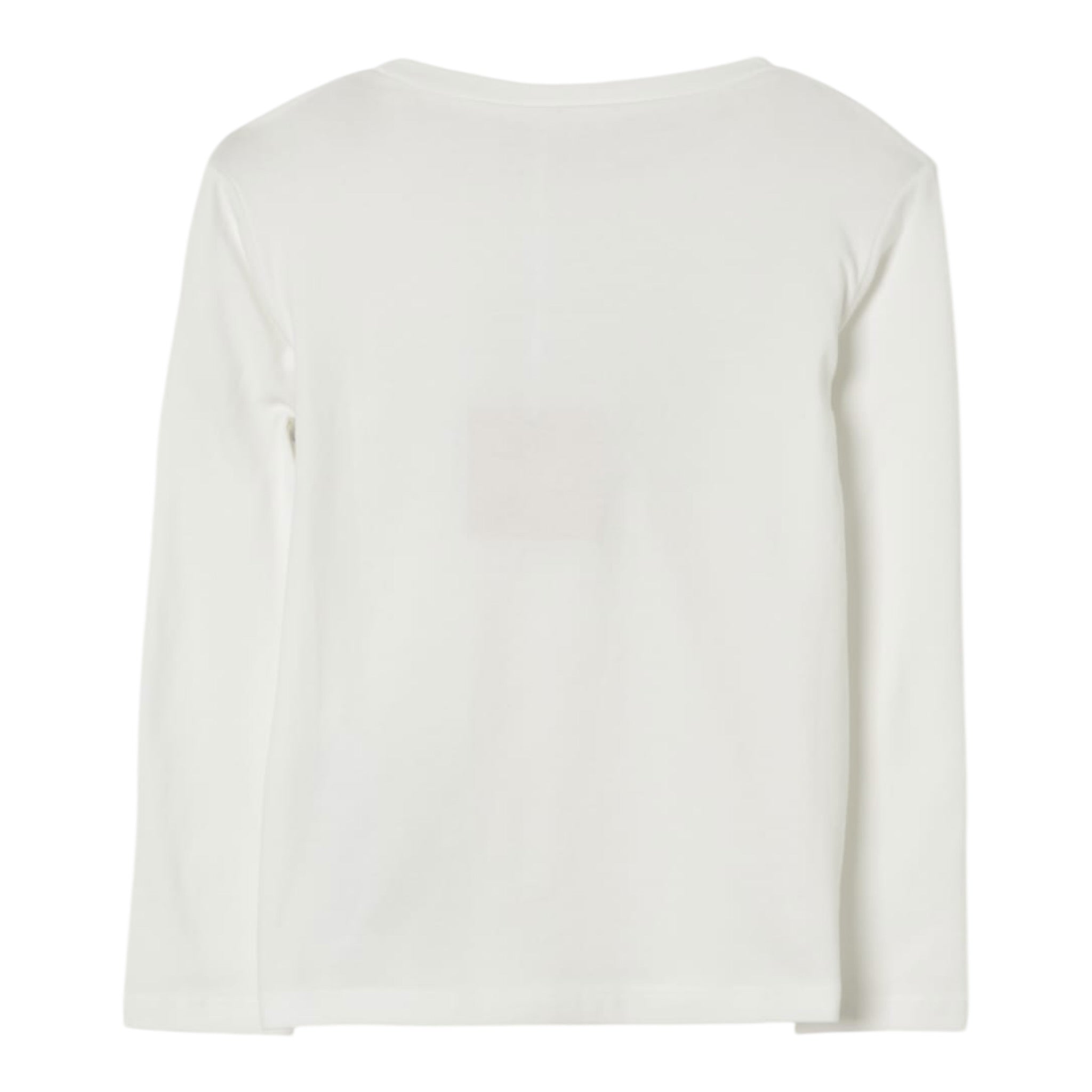 Liu Jo Shirt Girocollo tinta unita con Brillantini Bianco per Bambina KF5090 BIANCO LIU JO 