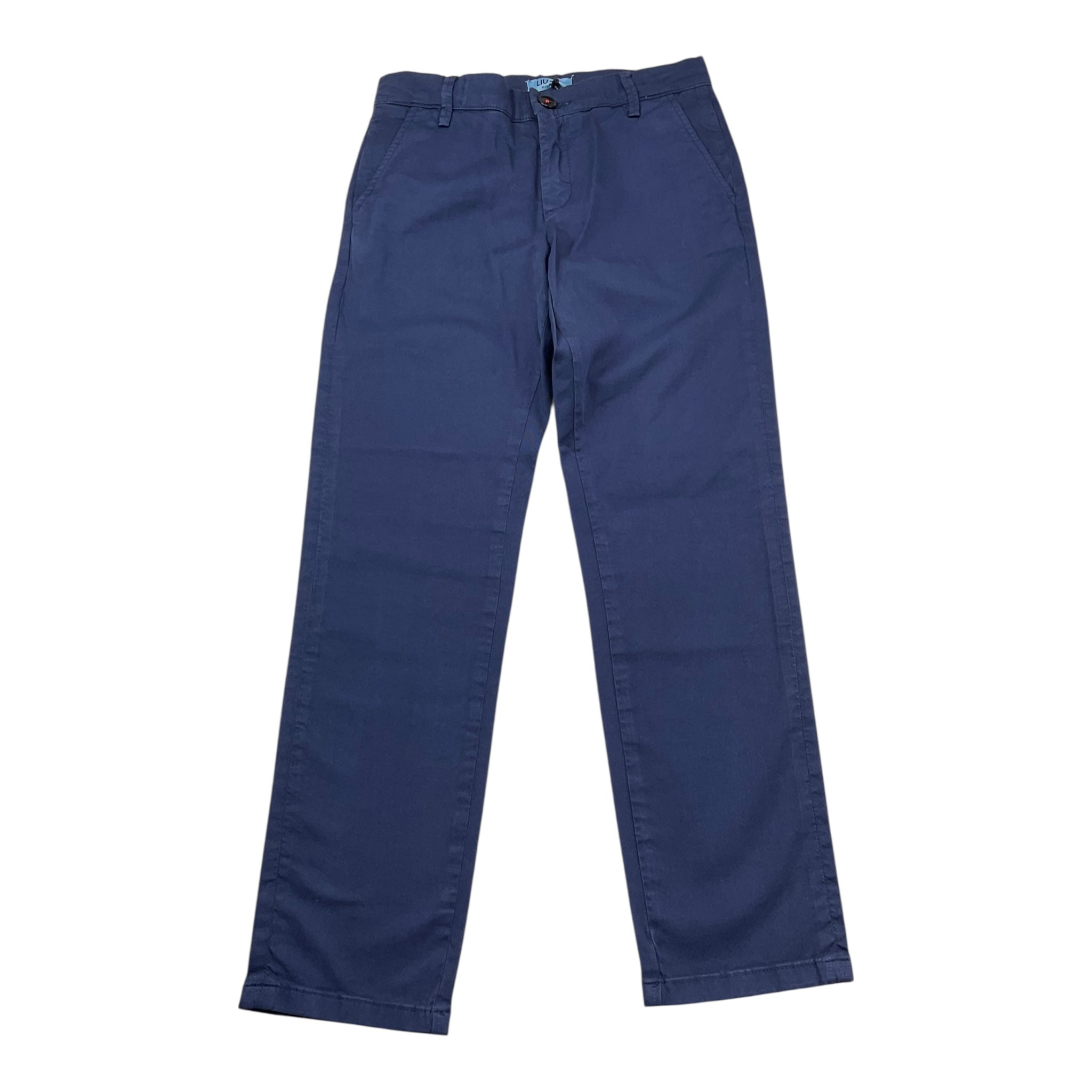 Liu Jo Pantalone Tinta Unita con Girovita Regolabile per Bambino QA3021 BLU LIU JO 