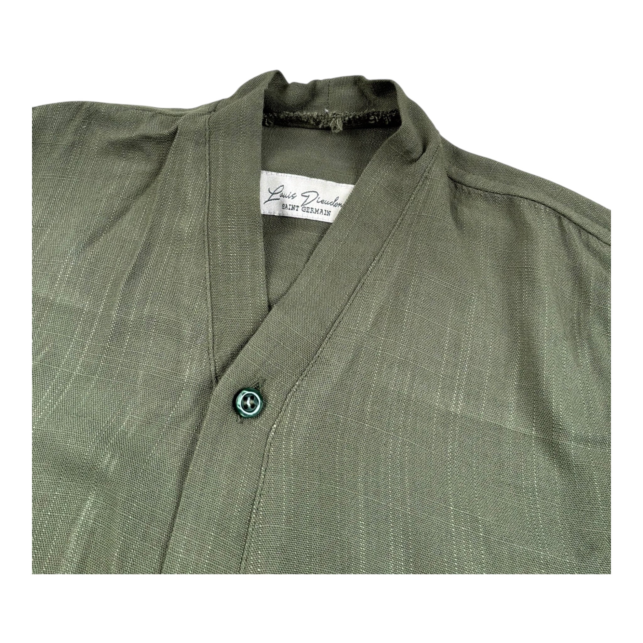 Louis Dieudonne' Camicia Mezza Manica Tinta Unita per Neonato LDCA01 VERDE LOUIS DIEUDONNE' 
