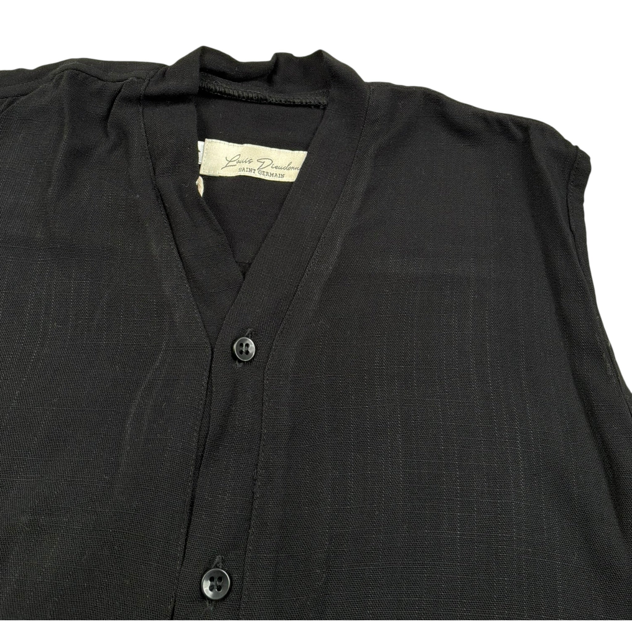 Louis Dieudonne' Canotta Tinta Unita con Bottoni per Bambino LDCA02 NERO LOUIS DIEUDONNE' 