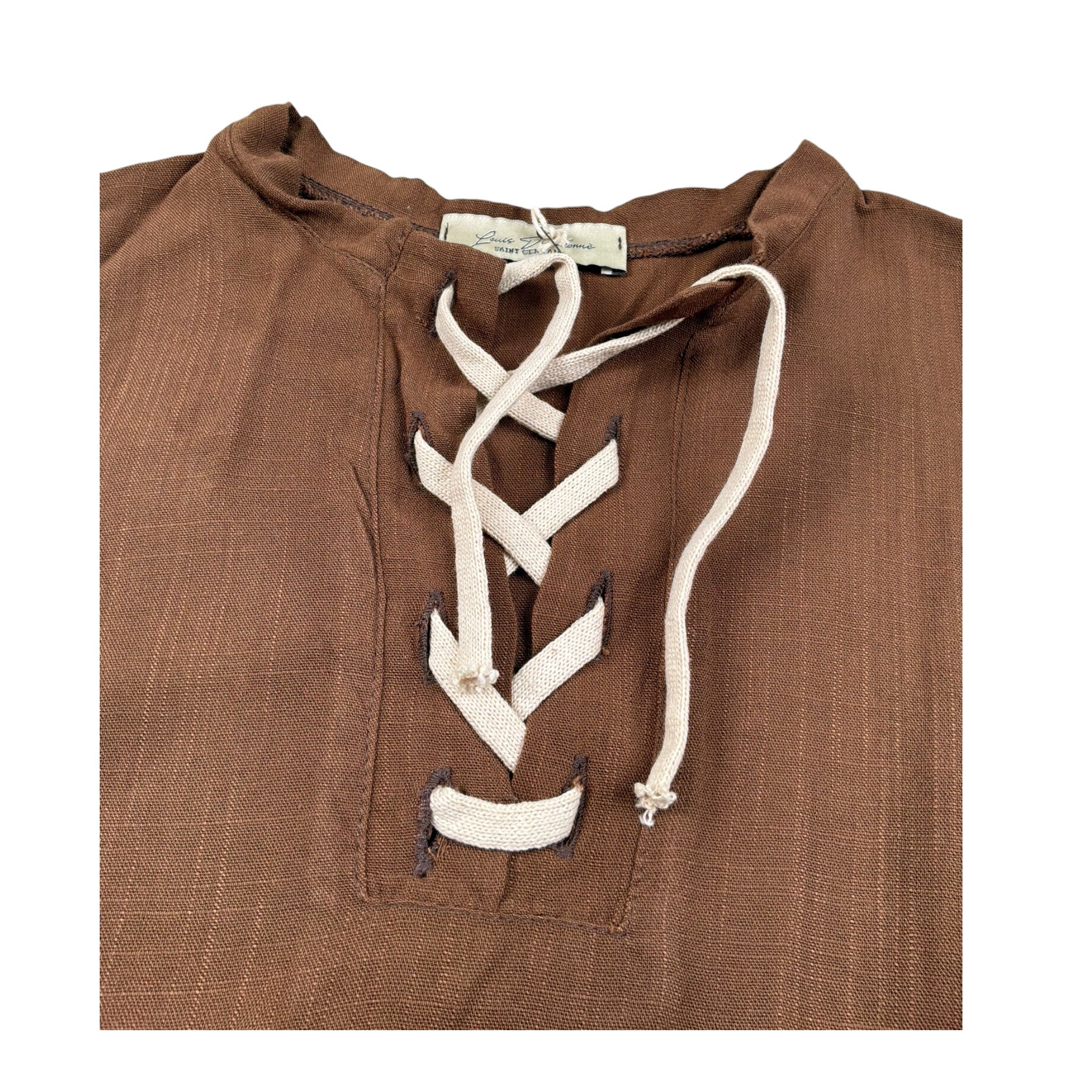 Louis Dieudonne' Camicia Manica Lunga Tinta Unita per Neonato LDTS04N MARRONE LOUIS DIEUDONNE' 