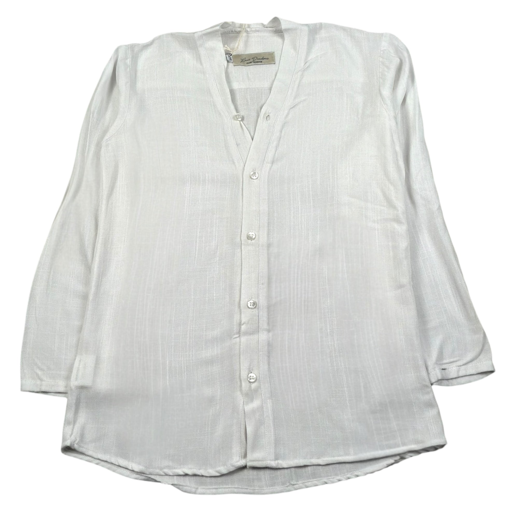 Louis Dieudonne' Camicia Manica Lunga Tinta Unita per Bambino TULELEG BIANCO LOUIS DIEUDONNE' 