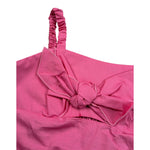 Lu Lu By Miss Grant Top Bretelline tinta unita Rosa per Bambina LL2732 ROSA LU LU BY MISS GRANT 