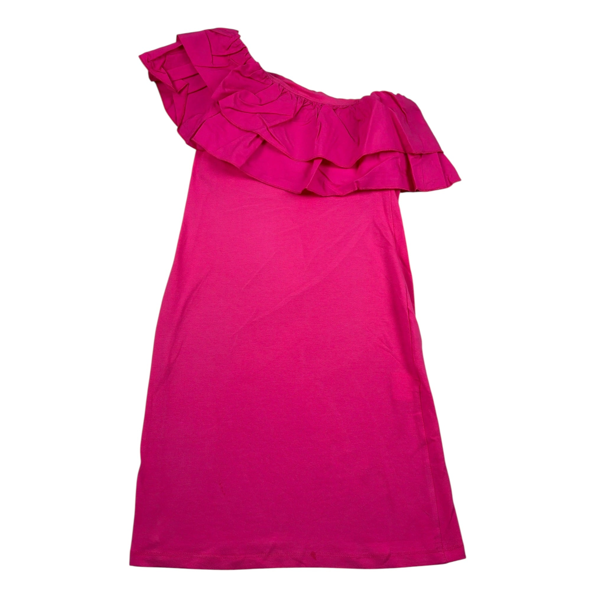 Lu Lu By Miss Grant Abito Monospalla Tint Unita Fuxia per Bambina LL2926 FUXIA LU LU BY MISS GRANT 