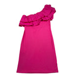 Lu Lu By Miss Grant Abito Monospalla Tint Unita Fuxia per Bambina LL2926 FUXIA LU LU BY MISS GRANT 