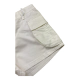 Lu Lu By Miss Grant Short Tinta Unita con Elastico In Vita per Bambina LL3387 BIANCO LU LU BY MISS GRANT 