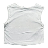 Lu Lu By Miss Grant Top tinta unita Bianco per Bambina LL3453 BIANCO LU LU BY MISS GRANT 