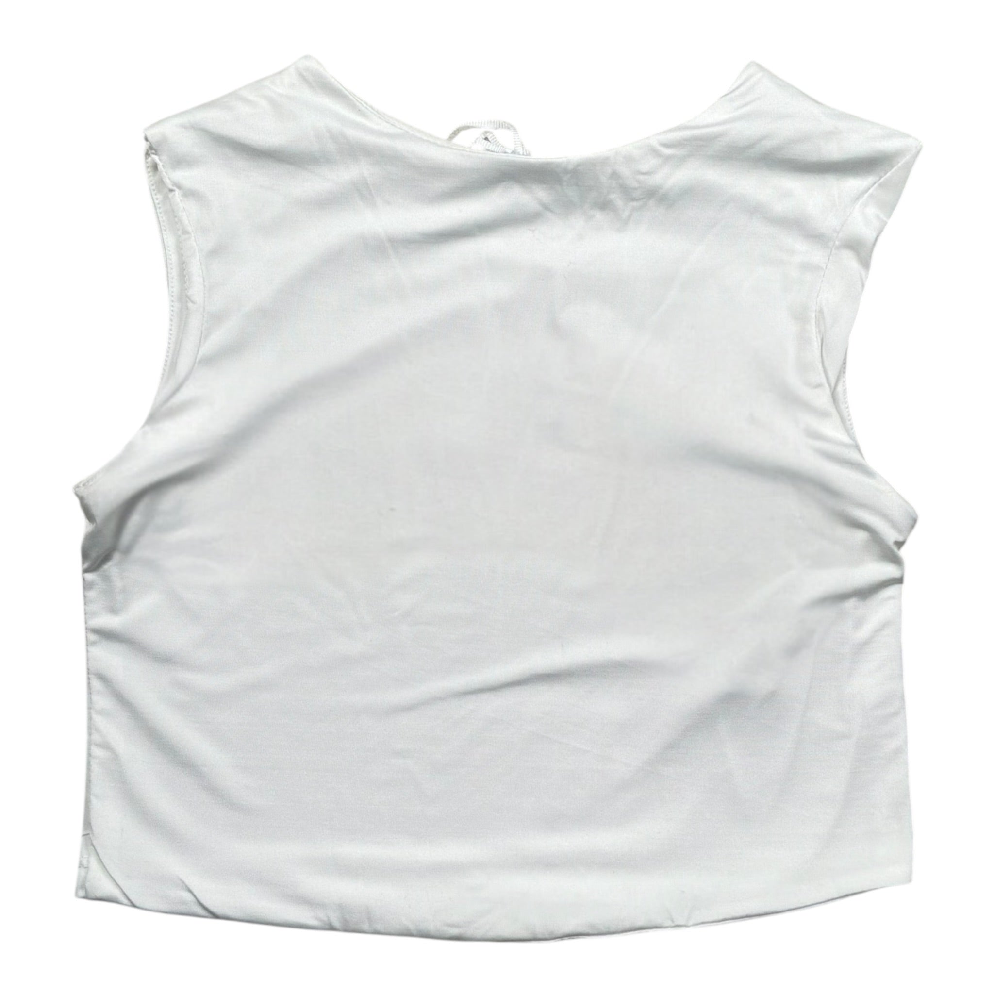 Lu Lu By Miss Grant Top tinta unita Bianco per Bambina LL3453 BIANCO LU LU BY MISS GRANT 
