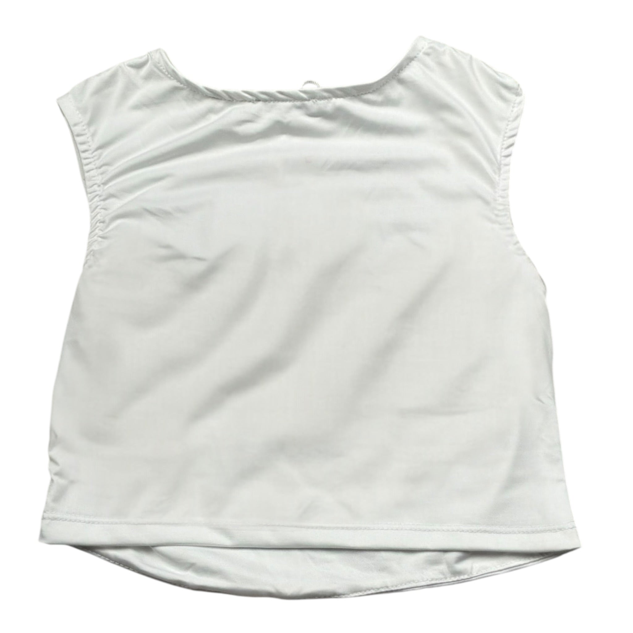 Lu Lu By Miss Grant Top tinta unita Bianco per Bambina LL3453 BIANCO LU LU BY MISS GRANT 