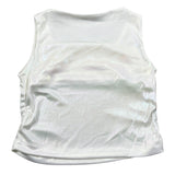 Lu Lu By Miss Grant Canotta Tinta Unita con Arriccio Laterale per Bambina LL3454 BIANCO LU LU BY MISS GRANT 