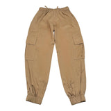 Lu Lu By Miss Grant Pantalone Tinta Unita con Elastico In Vita per Bambina LL3458 BISCOTTO LU LU BY MISS GRANT 