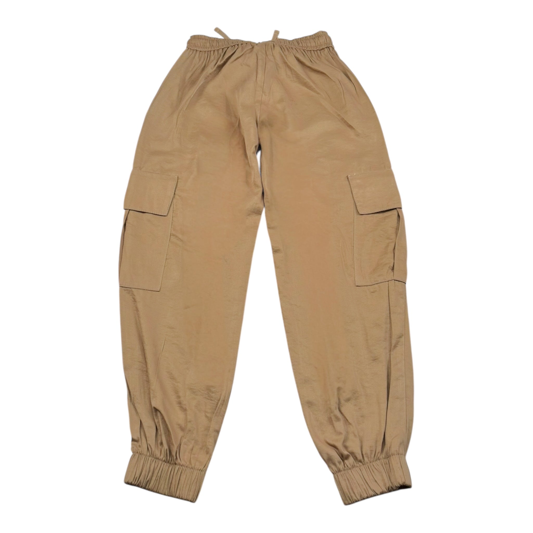 Lu Lu By Miss Grant Pantalone Tinta Unita con Elastico In Vita per Bambina LL3458 BISCOTTO LU LU BY MISS GRANT 